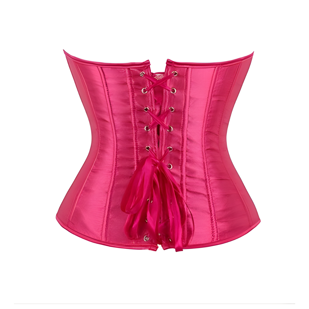 Coquette Satin Lace-Up Corset