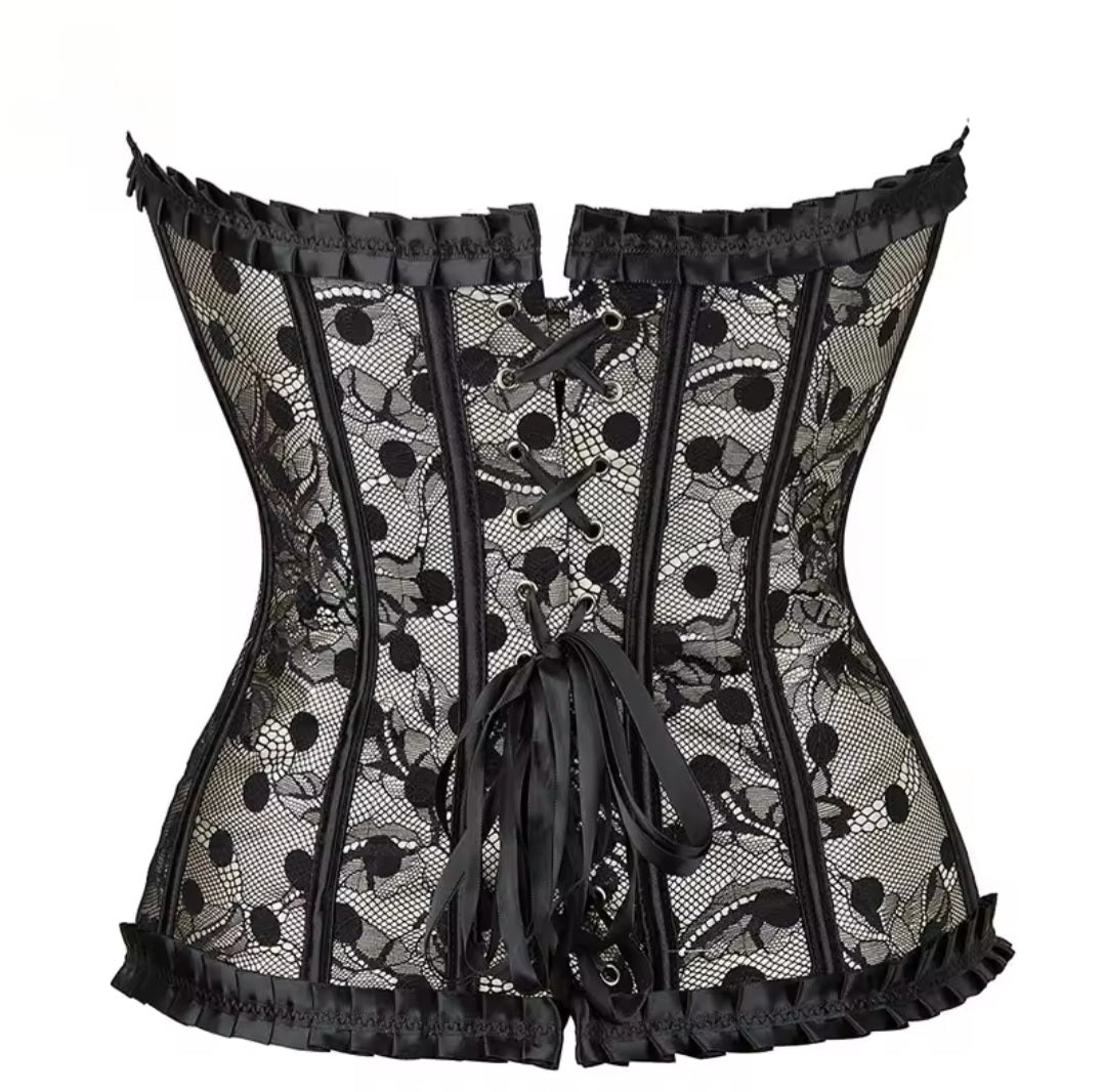Ribbon Floral Corset