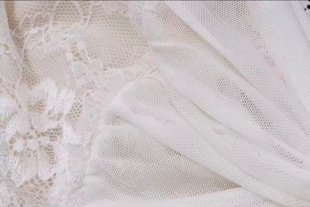 Elegant Sheer Lace Top
