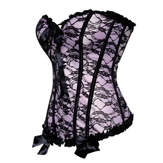 Floral Elegance Lace Corset