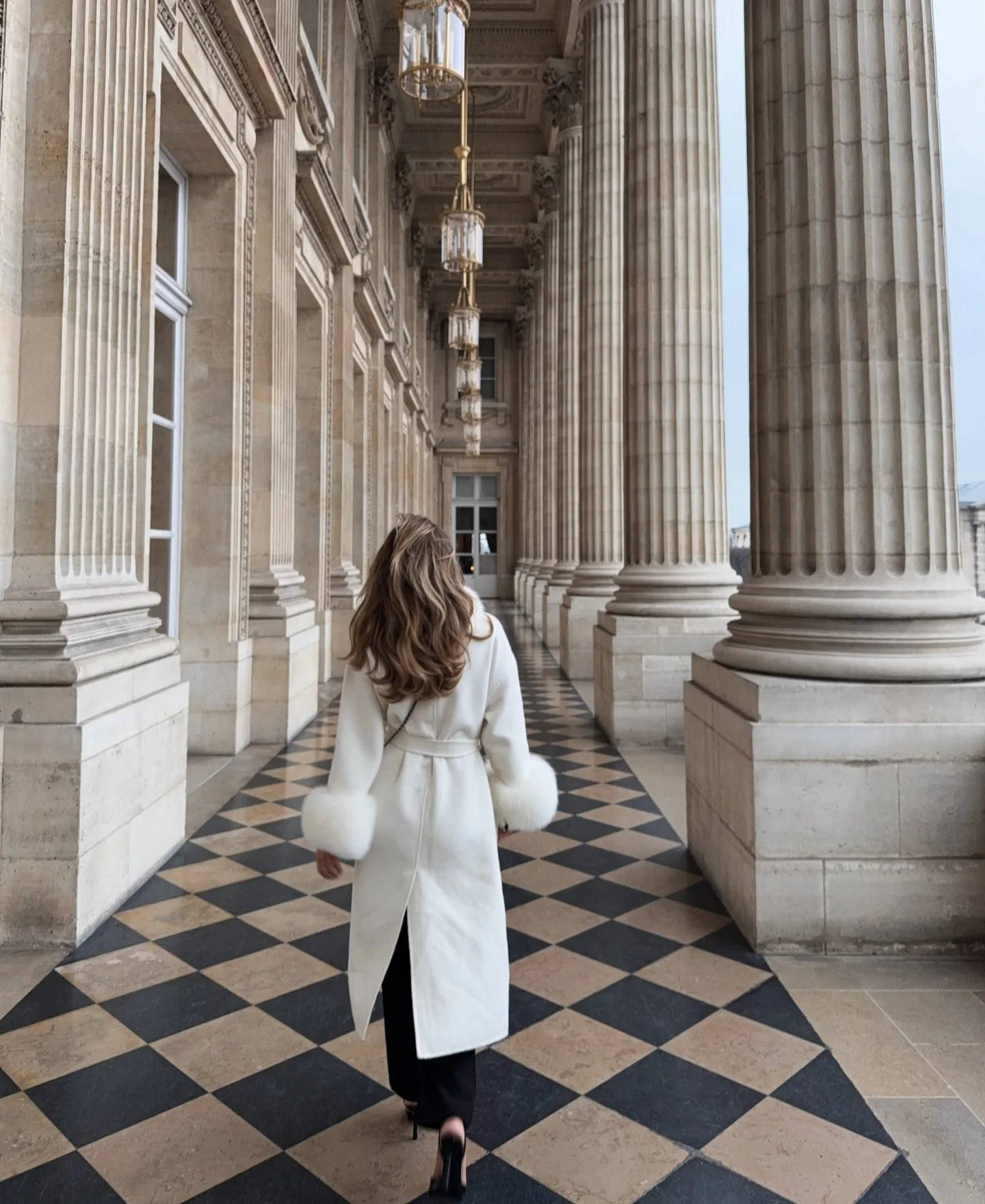 Fur-Trimmed Luxe Winter Coat