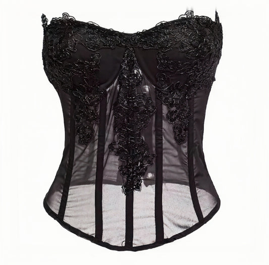 Belle Noire Corseted Top