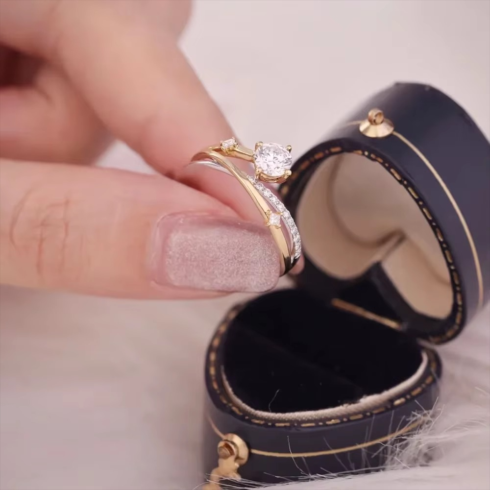 Antoinette Sterling Moissanite Promise Ring