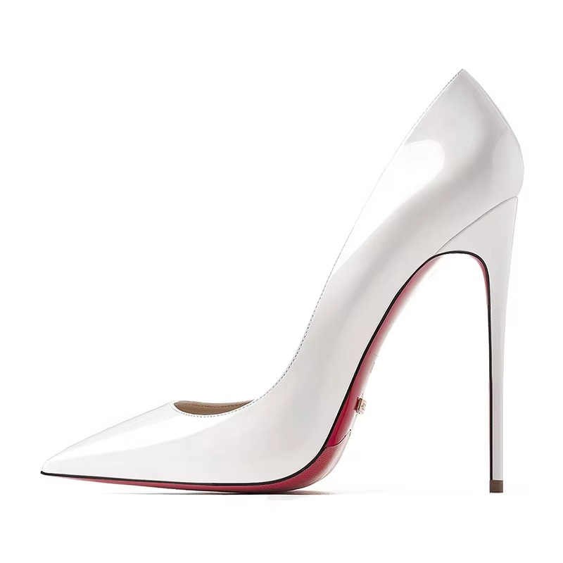 Elegant Stiletto Pumps – Glossy Finish 12cm Heel