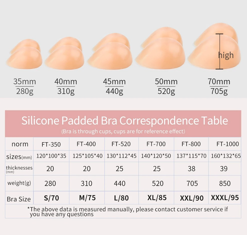 Silicone Breast Enhancer Inserts – Instant Lift & Volume