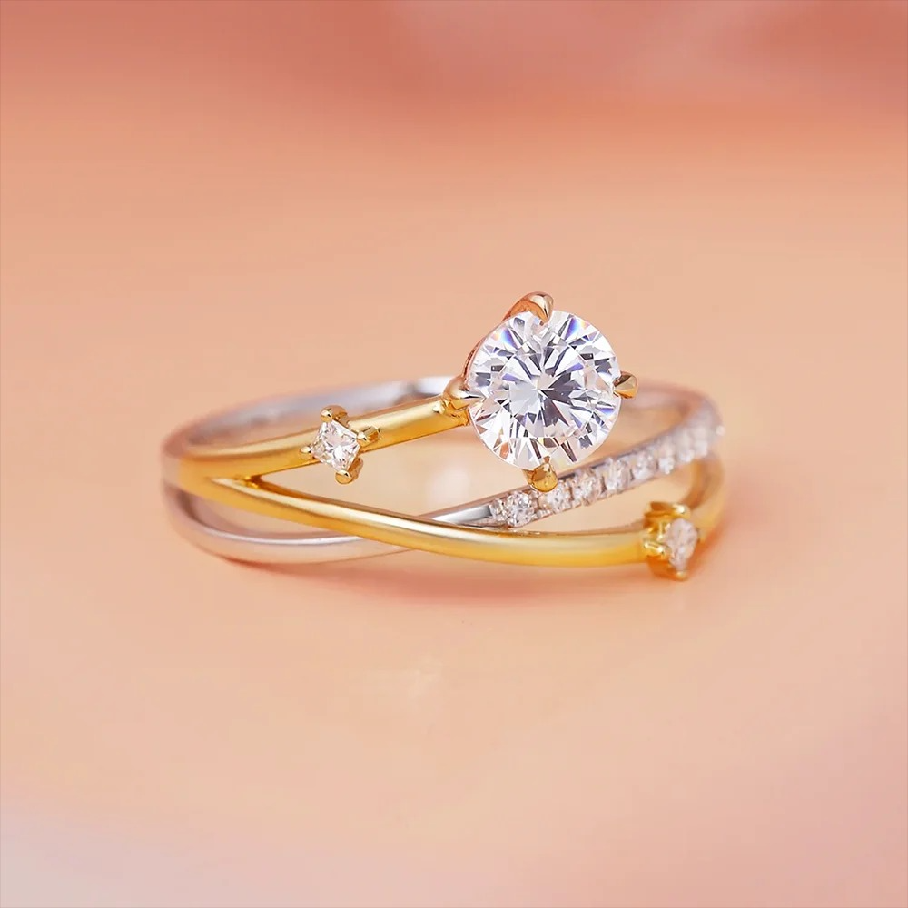 Antoinette Sterling Moissanite Promise Ring