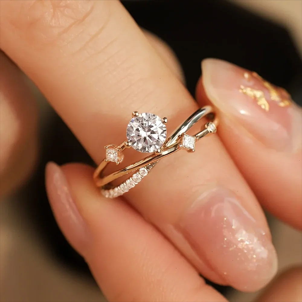 Antoinette Sterling Moissanite Promise Ring