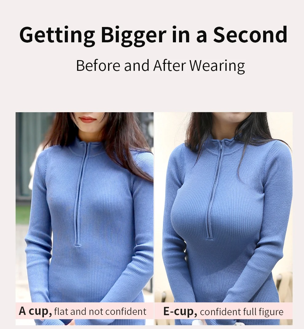 Silicone Breast Enhancer Inserts – Instant Lift & Volume