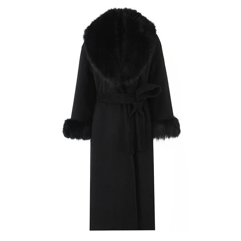 Fur-Trimmed Luxe Winter Coat
