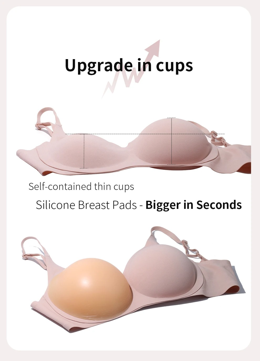 Silicone Breast Enhancer Inserts – Instant Lift & Volume