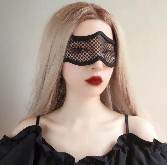 Flirty Black Mesh Eyemask