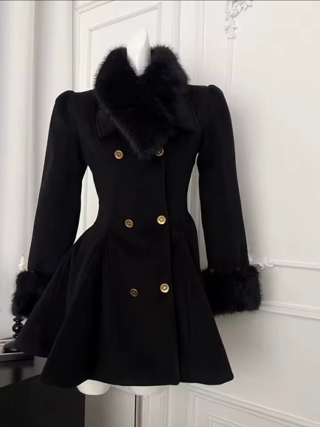 Vixen Black Winter Coat