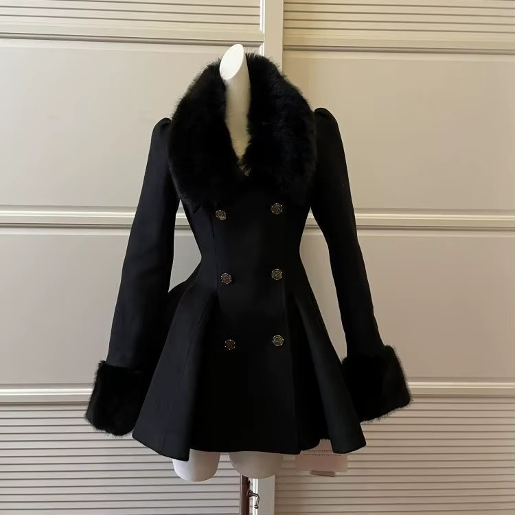 Vixen Black Winter Coat