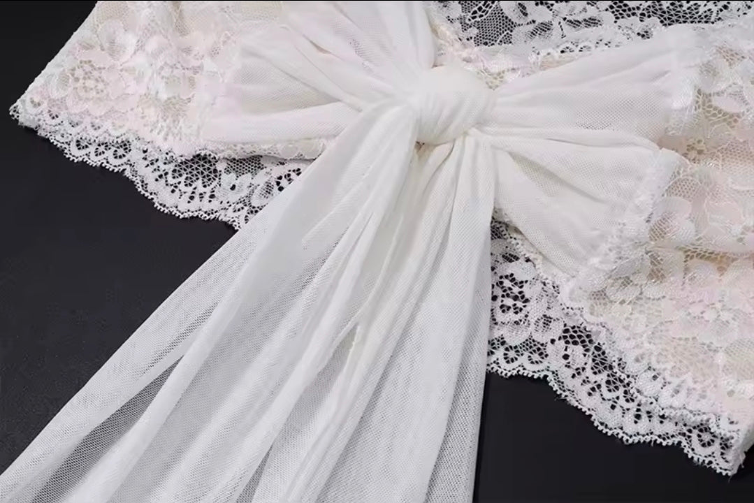 Elegant Sheer Lace Top