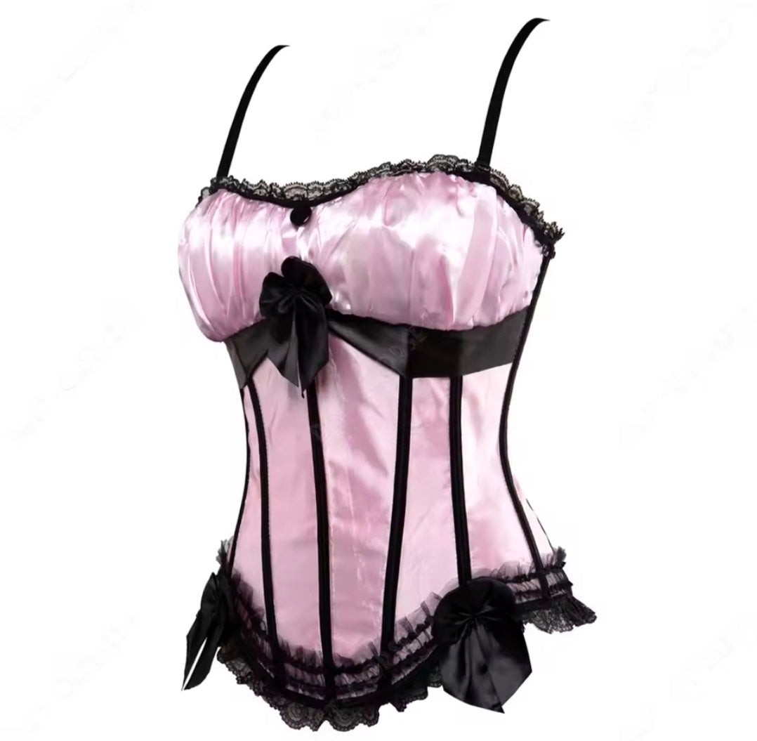 Sweet Black Striped Corset