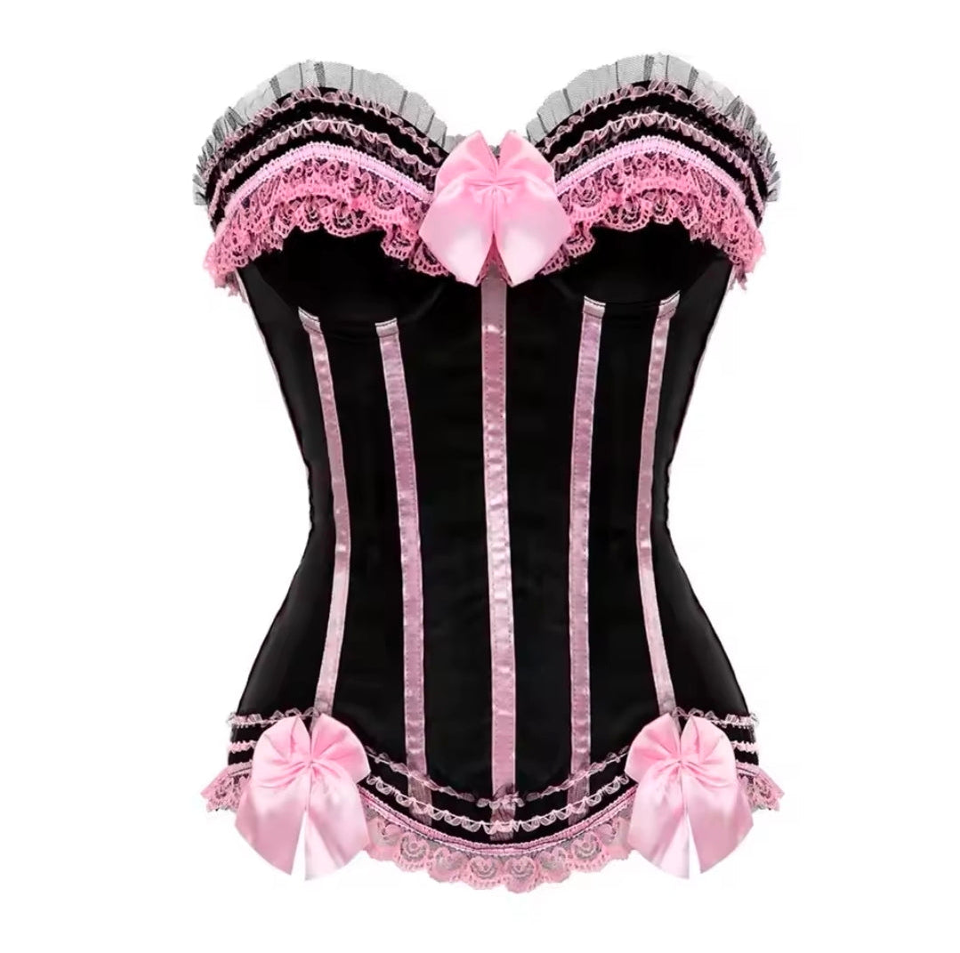Blush and Bow Pink Corset