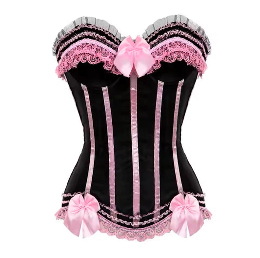 Blush and Bow Pink Corset