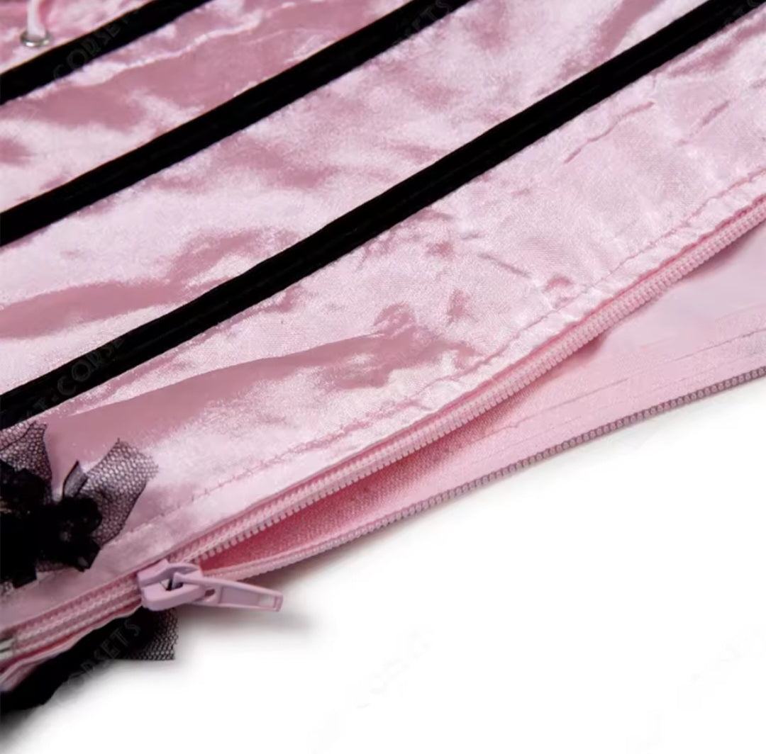 Sweet Black Striped Corset